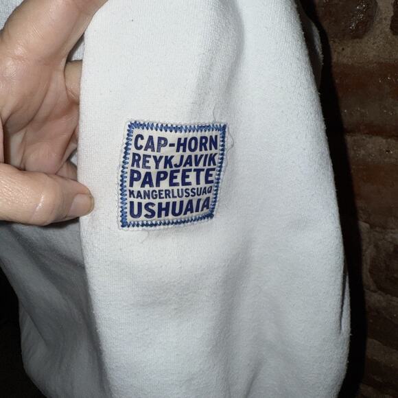 Compagnie Du Ponant Full Zip Yacht Club Nautical White Jacket Embroidery Sz S - Picture 5 of 12